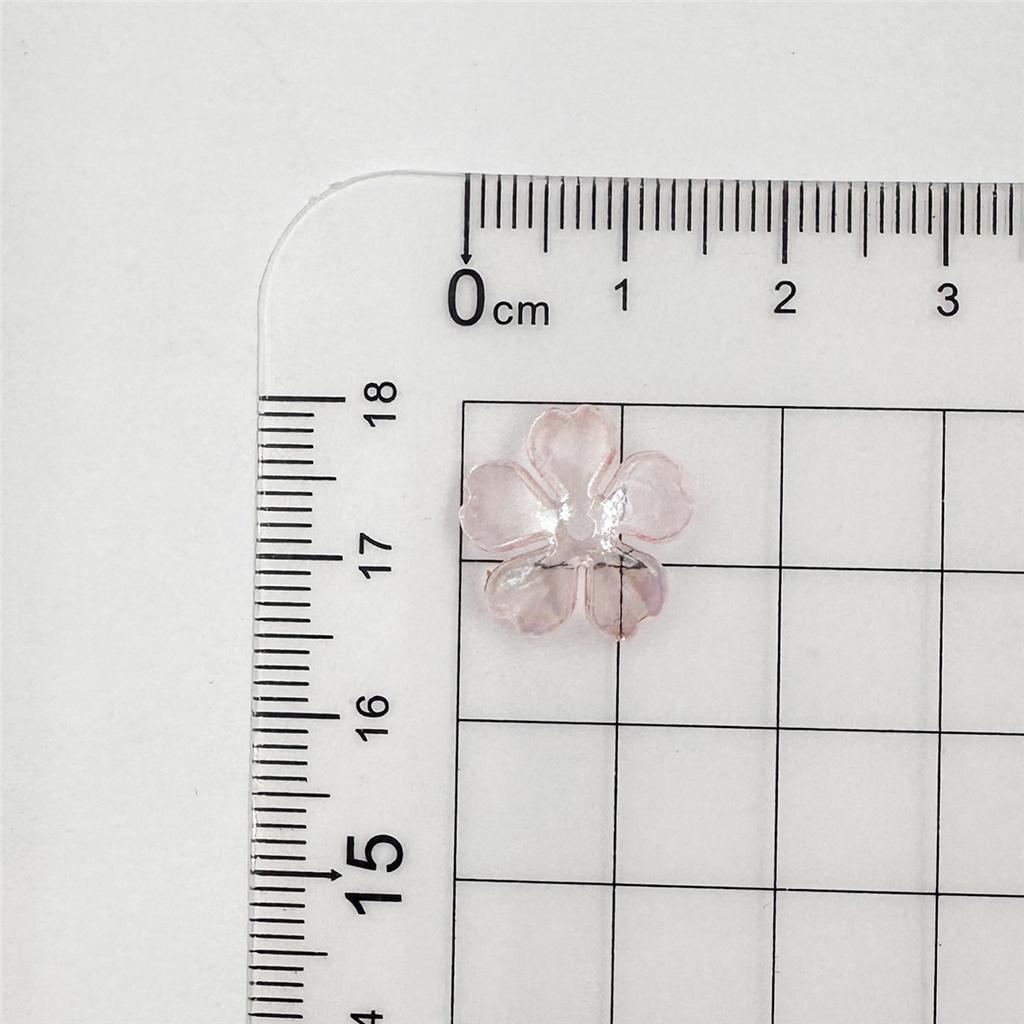 14.7mm 100PCS Galsang Flower High Quality New Loose Acrylic Beads For Jewelry Making DIY Necklace Bracelets Earrings Handmade Fashion Accessories