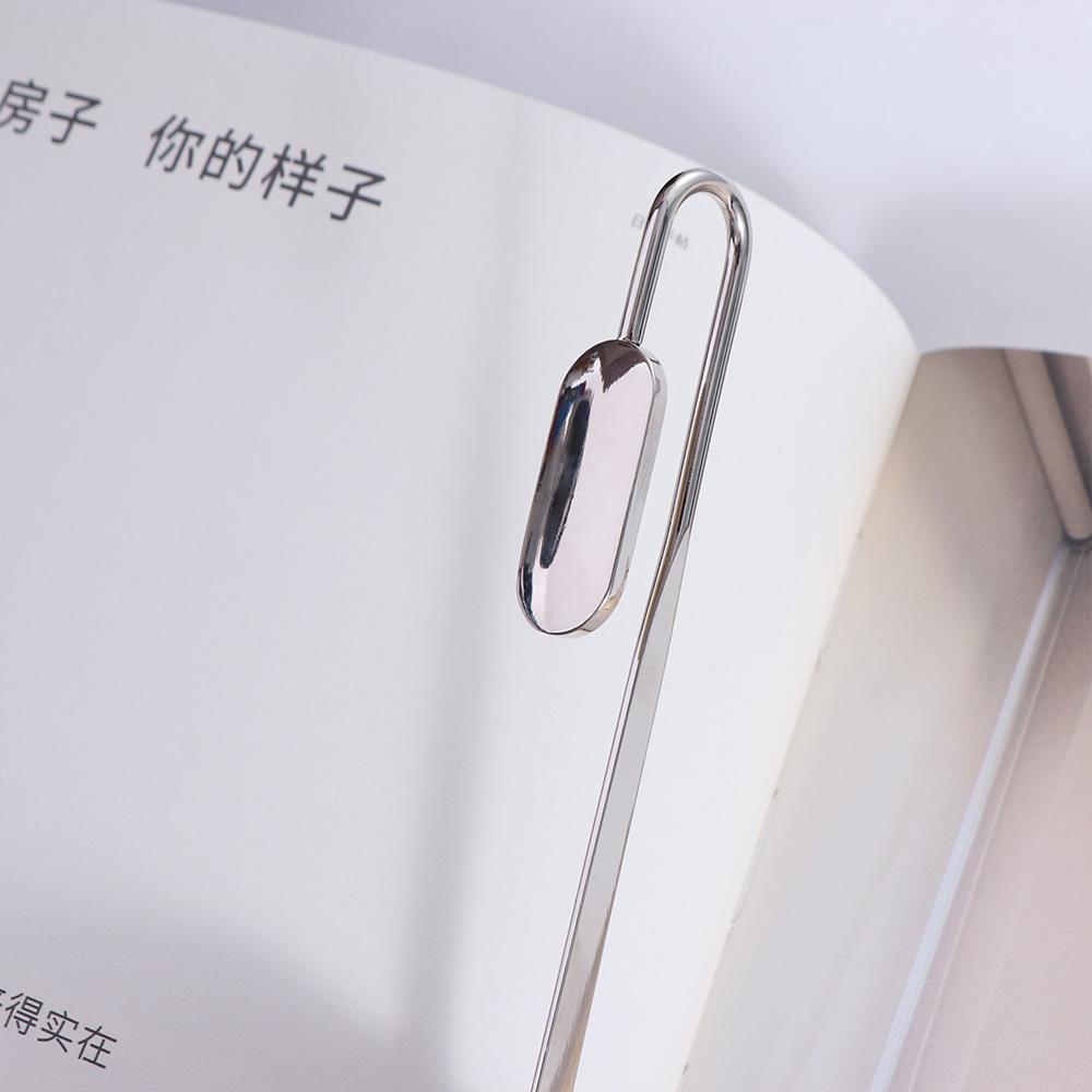 Silver Swan Neck Bookmark Creative Book Page Holder Round Metal Book Cilp  Teacher's Day Gifts