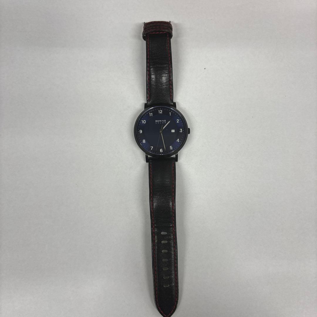 Used BERING SOLAR wristwatch with belt
