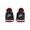 Air Jordan 4 Retro PS Bred Reimagined Kids Sneakers Black Fire-Red Cement-Grey BQ7669-006