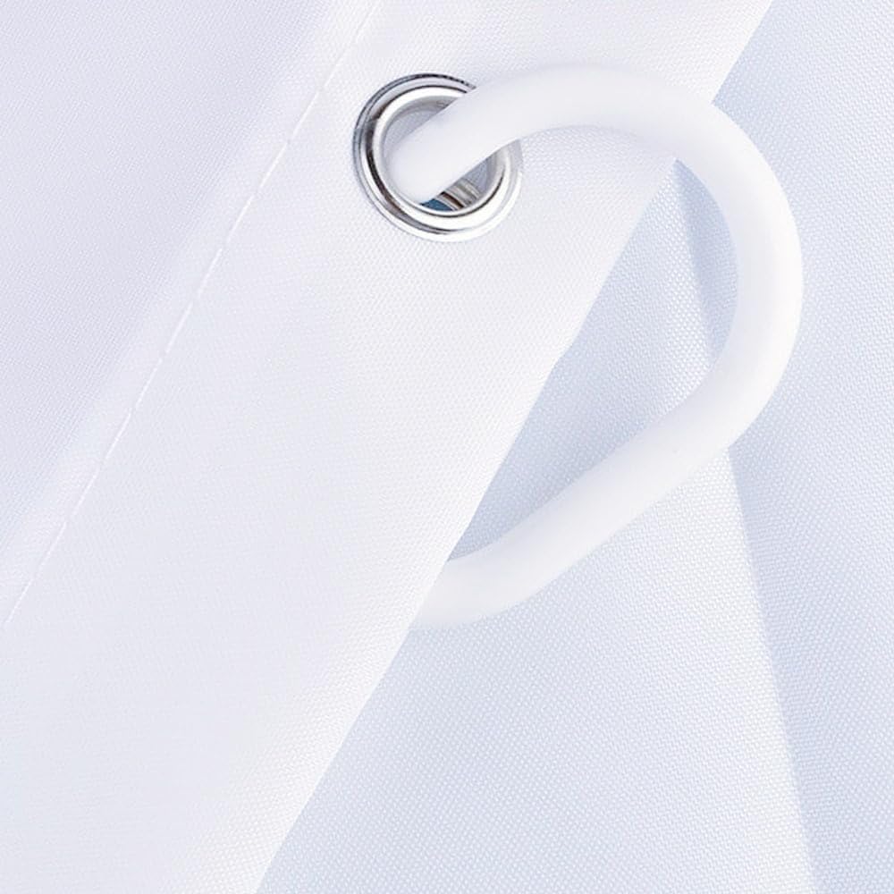 Black Boho Floral Shower Curtain Retro Abstract Flower Leaves Cute Plant Vintage Aesthetic Modern Cool Rustic Mid Century Art Bath Decor Curtain with