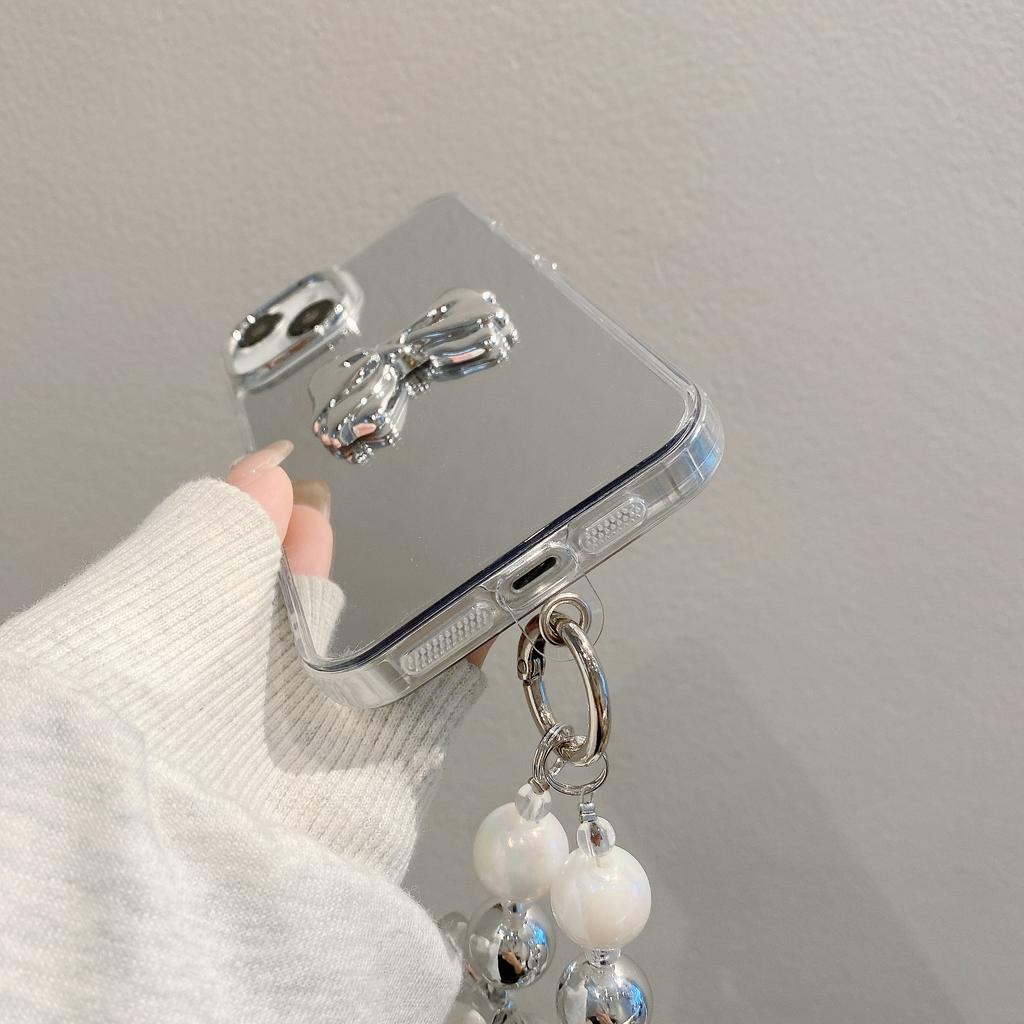Acrylic Mirror Suitable for Apple 15promax Protective Case Love Iphone13/16 Mobile Phone Case 14 Girl