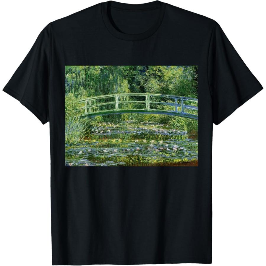 

Claude Monet s Water Lilies and Japanese Bridge Retro T-Shir XXXXXL чёрный