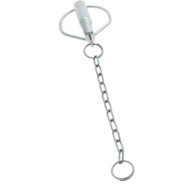 Cotter Pin with Chain 15 65 62 Galvanized Steel 46653 23248