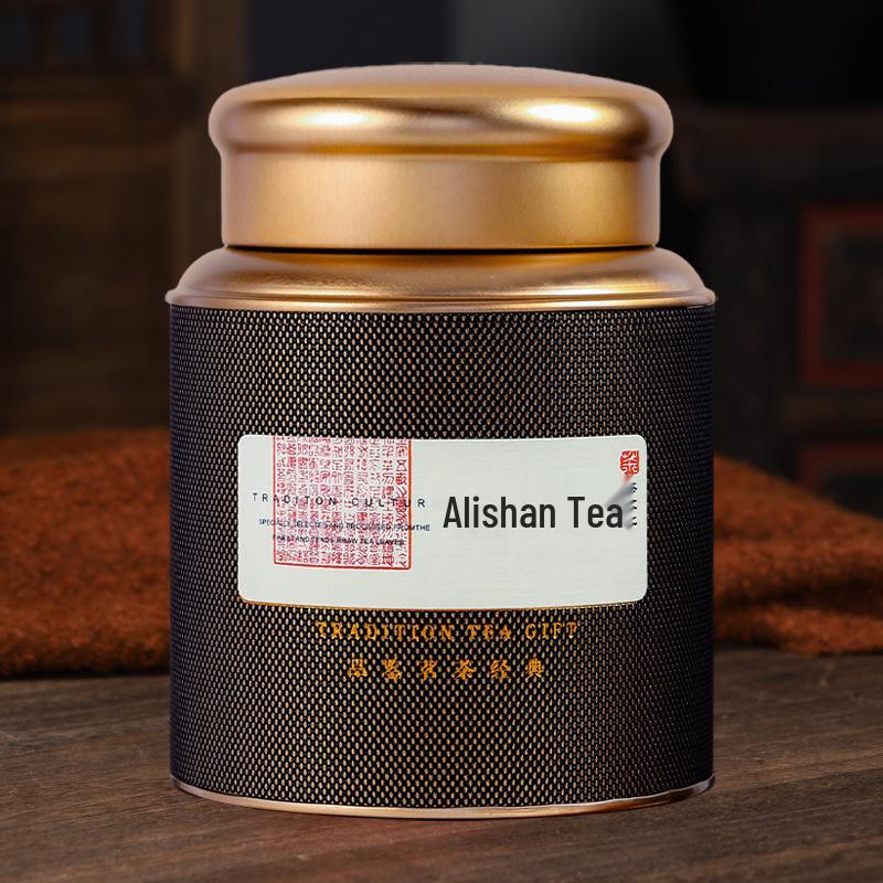 Jin Xuan Alishan High Mountain Oolong Tea - Authentic Taiwanese Tea with Rich Aroma, Smoothness, and Long-Lasting Infusion, Canned 500g