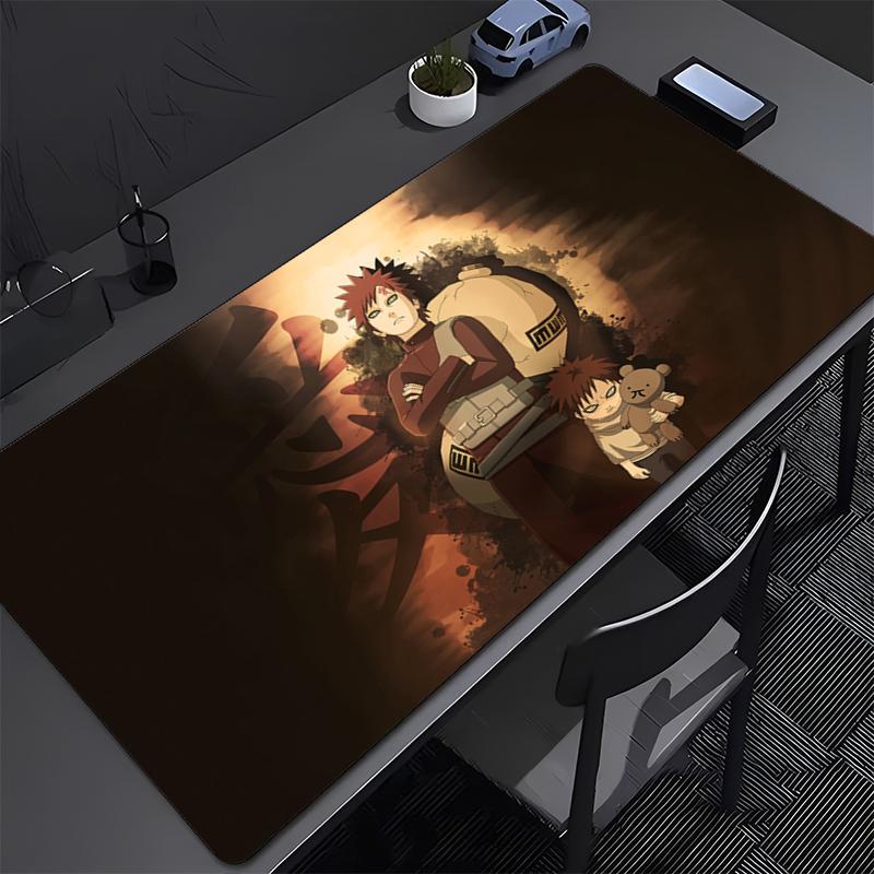 Mousepad NARUTO Gaara Office Computer Desk Mat Keyboard Mouse Pad Laptop Cushion Large Non-slip Deskpad PC carpet Anime Mousepad