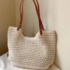 2024 Women's Summer Seaside Braided Straw Tote - Large Capacity Beach Shoulder Bag
