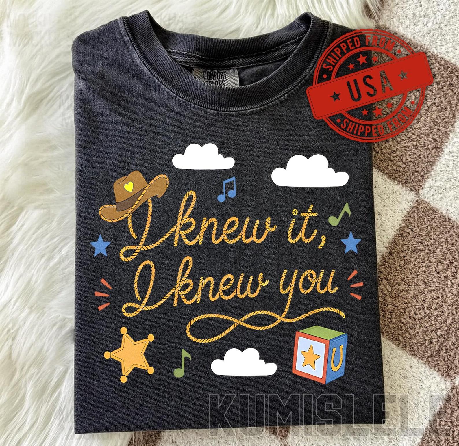 Vintage I Knew It I Knew You Shirt, TS Friendship Shirt, Woody Buzz Lightyear Tee, Story Family Matching Tee 2XL