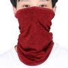 Multi Functional Breathable Face Scarf Elastic Soft Washable Headband Wristband Hairband(Red )