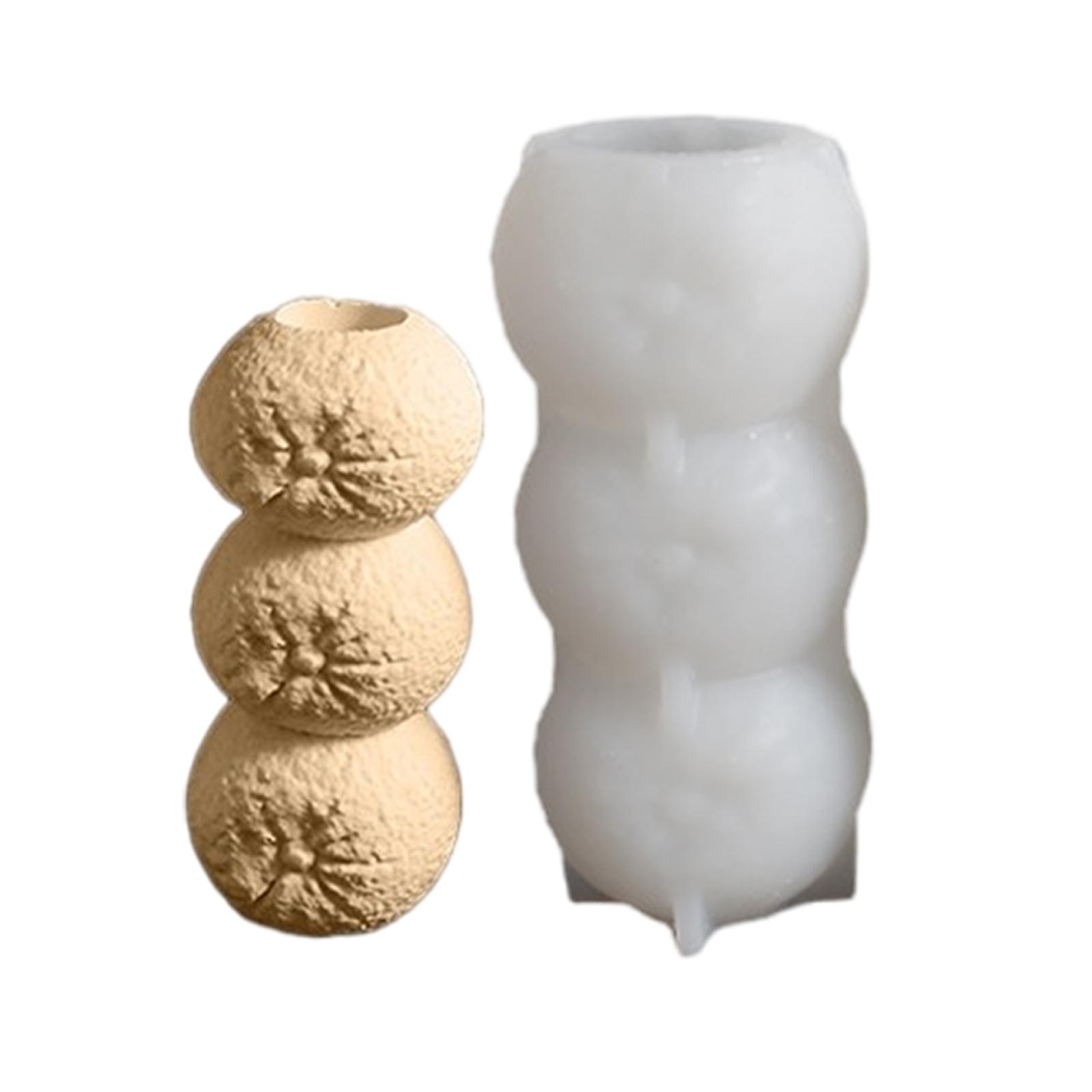 

Высококачественная силиконовая форма для уникальных подсвечников в виде фруктов, идеально подходящих для любителей DIY и домашнего декора T4