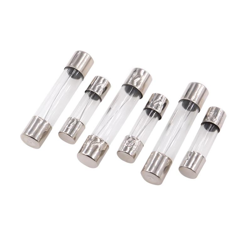 10pcs 5×20/6×30mm Fuse Safety Tube Socket Black Knob PCB Mount Fuse Holder Base for Electronic Equipment Fuse Holders1