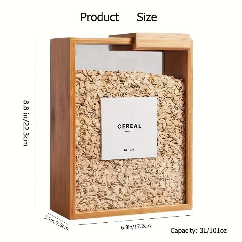 

Простой деревянный ящик для хранения зерна - используется для хранения овсянки, зерна и продуктов питания