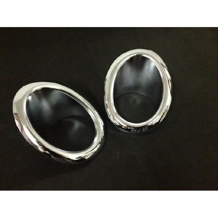 För Nissan X-Trail XTrail T31 2008 2009-2011 2012 2013 Främre Dimljusram Dekor Dimljuslampa Skydd ABS Krom Bilaccessoarer