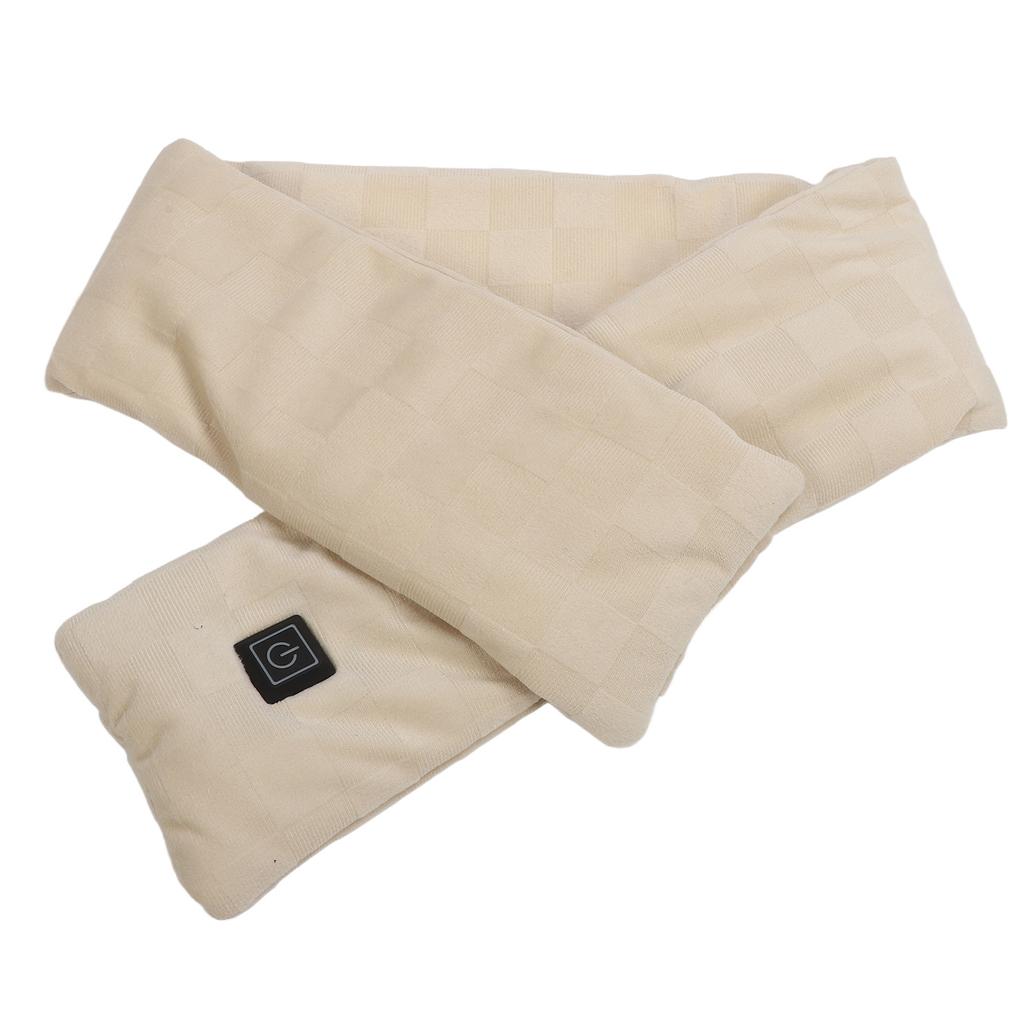 Heated Scarf Soft Washable Electric Heating Scarf USB Powered 3 Temperature Adjustable Neck Wrap