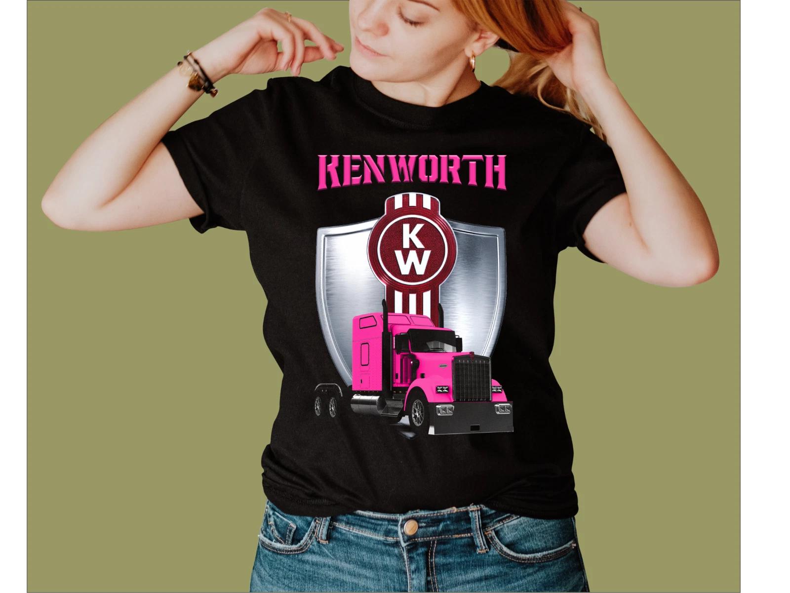PINK KENWORTH TRUCK T-SHIRT 4XL