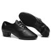 Velikost 30-45 Chlapci Muži Dospělí Latinské Taneční Boty Vnitřní Pánské Tango Sálové Standardní Boty Character Shoes Podpatek 3.5cm Sálové Standardní Taneční Boty