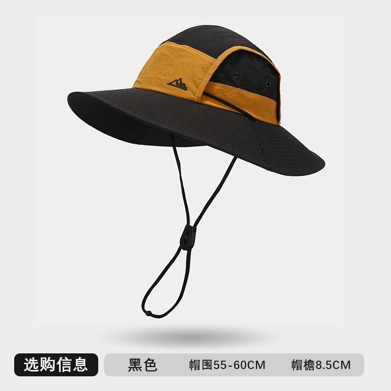 Sun Hats for Men Women Fishing Hat UPF Protection Wide Brim Bucket Hat Breathable Quick-Dry Water Rapellent Outdoor Hiking Beach Travel Summer Hats