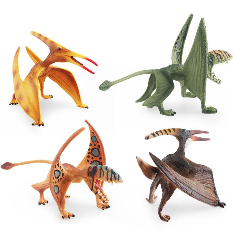Realistic Pvc Jurassic Dinosaur Model For Kids Featuring Toothless Pterodactyl Display