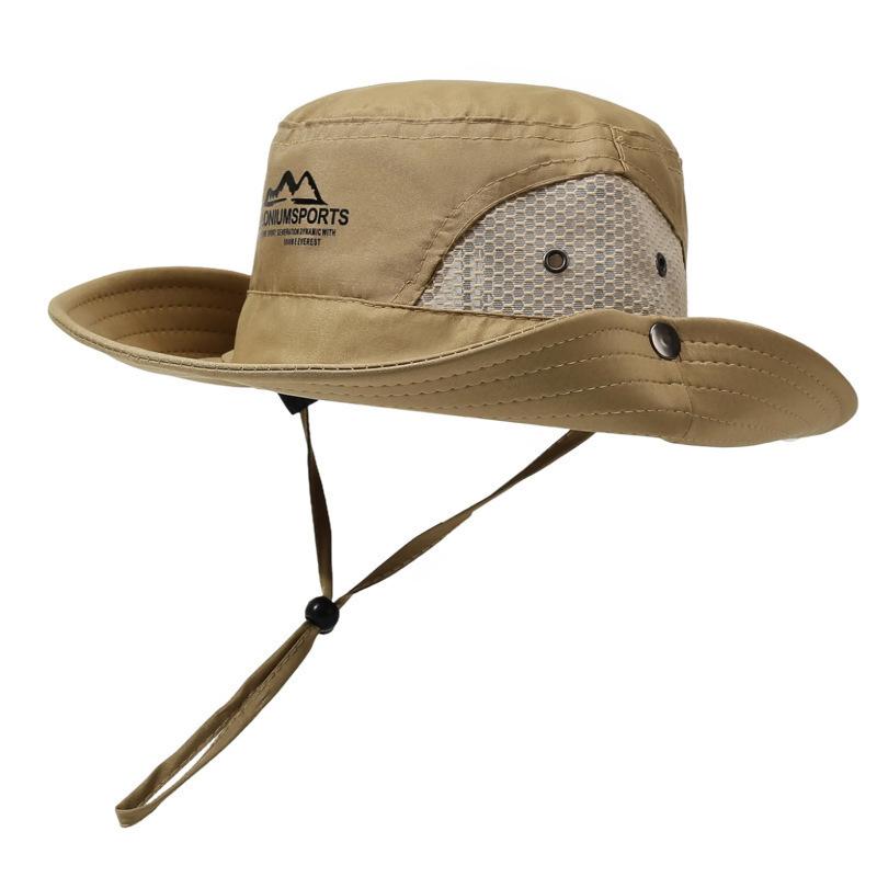 Sunscreen hat men's summer sun hat outdoor climbing sun new breathable bucket hat fishing hat women