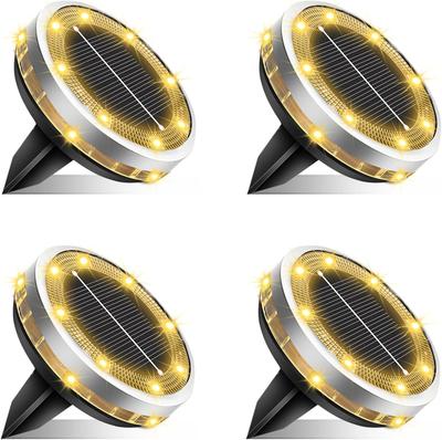 Solar Outdoor Lights [2026 New Release, Industry-Leading Lumens] Garden Lights, Solar Powered, IP68 Waterproof, Ultra-High Brightness, In-Ground, 12