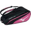 Mizuno Soft Racket Bag 63JD0501 Black X Holds 6 Rackets Tennis/Tennis 97 Pink,