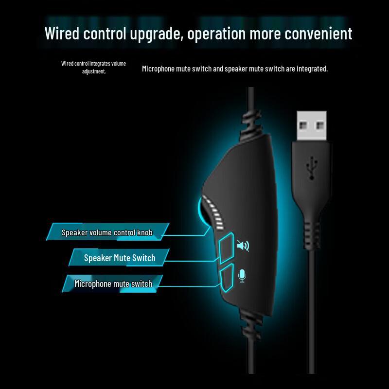 Lenovo Legion R360 Wired Gaming Headset