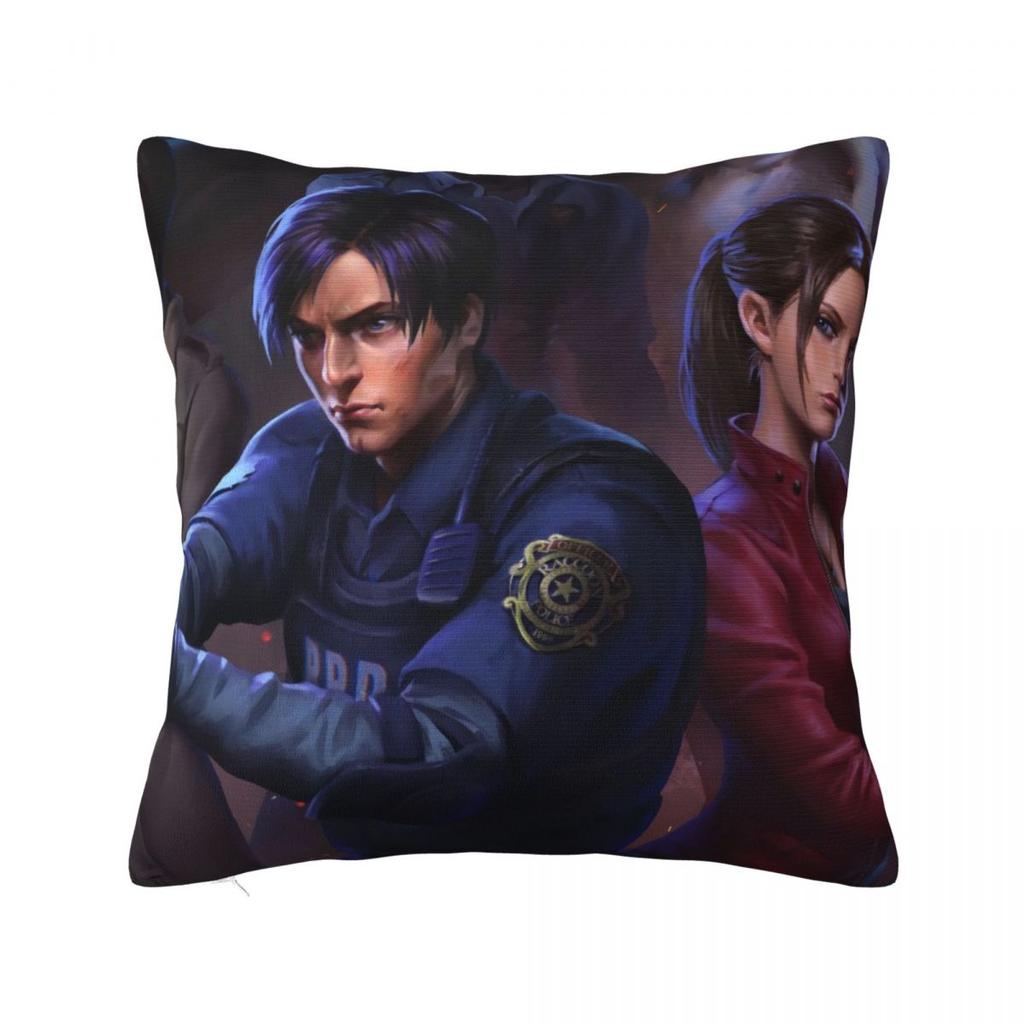 Pillow Case Leons Kennedy Video Game Residents Evils 4 Soft Pillow Cover Cute Funny Cushion Cover Custom Pillowcases For Sofa
