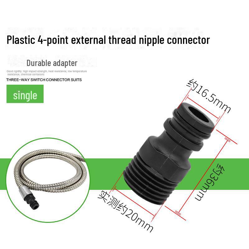 Multi-Function Quick Connector Set: 3/4 & 6 Point Water Gun and Faucet Accessories for Car Wash and Washing Machines