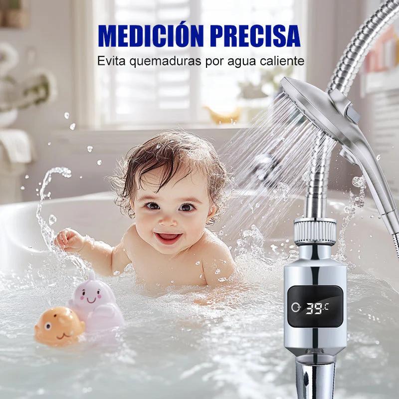 LED Digitales Dusch-Pyrometer Haushalts-Wassertemperatur-Anzeige Monitor Intelligenter Sensor Badezimmer Dusche Badewanne Wasserhahn Zubehör