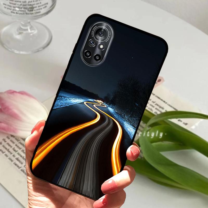 For Honor V40 Lite Case Marble Cool Soft TPU Silicon Phone Cover For Huawei Nova 8 4G 5G Protective Shell Bumper Capa Nova8 Pro