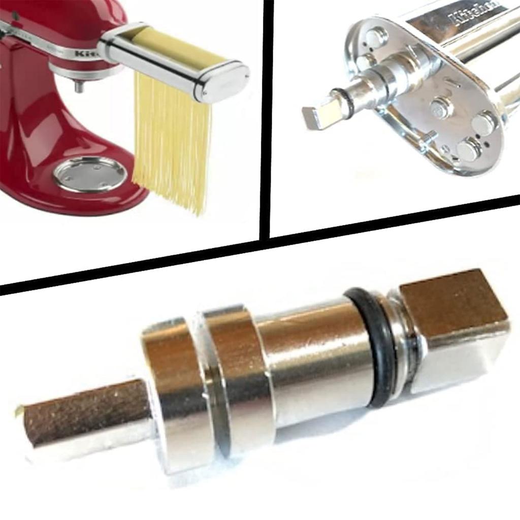 Pastaaufsatz Schaftkupplung Kompatibel für KSMPSA 5KSMPRA 5KSMPSA Reparatur Wiederaufbau Blechwalze Fettuccine-Schneider