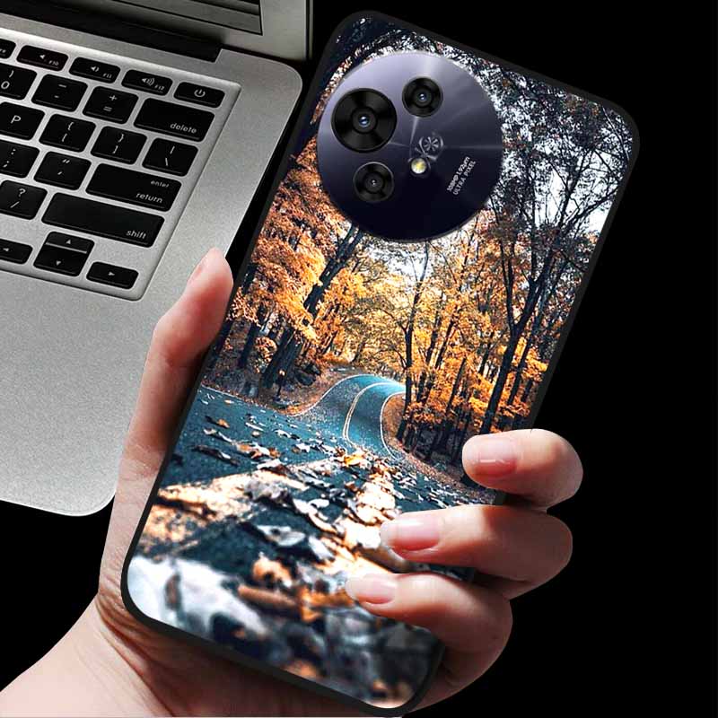 Per custodia TCL 50 Pro NxtPaper / 50 NxtPaper Custodie Cover Posteriore Protettiva in Silicone con Animali alla Moda Per Custodia Telefono 50 Pro NxtPaper 5G Capa