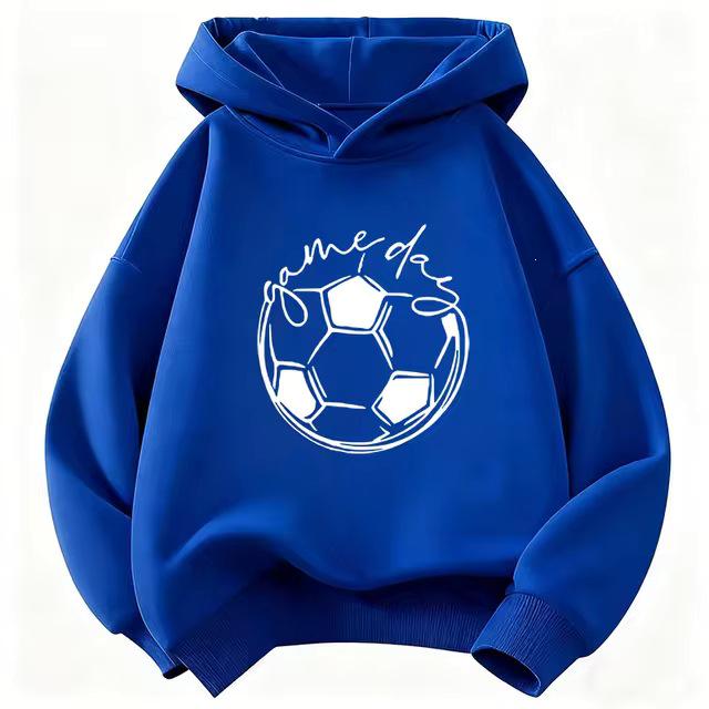 Sudadera Divertida Día de Fútbol para Niños - Ropa Deportiva Casual para Niños y Niñas