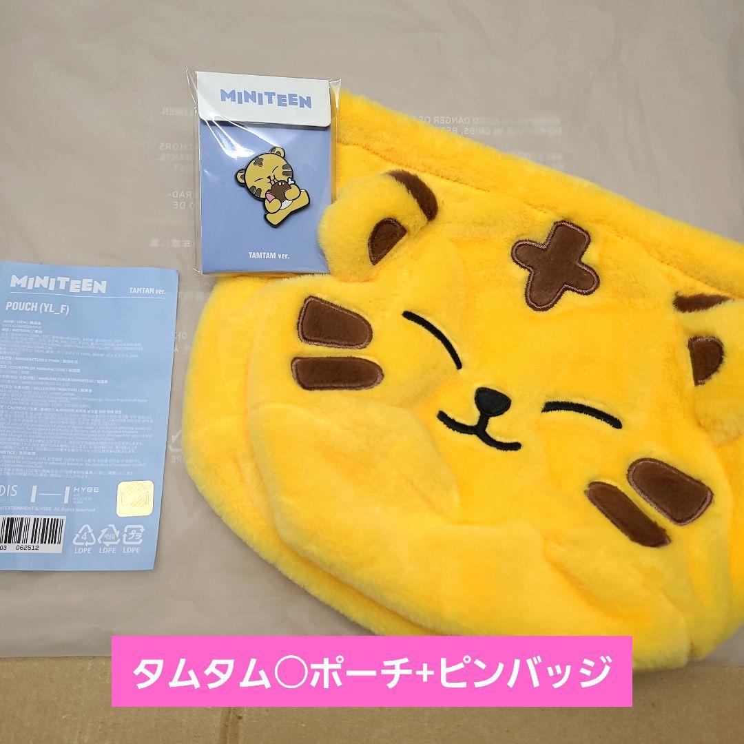

[USED] MINITEEN Star Tamtam Pouch Pin Badge Miniteen Goods