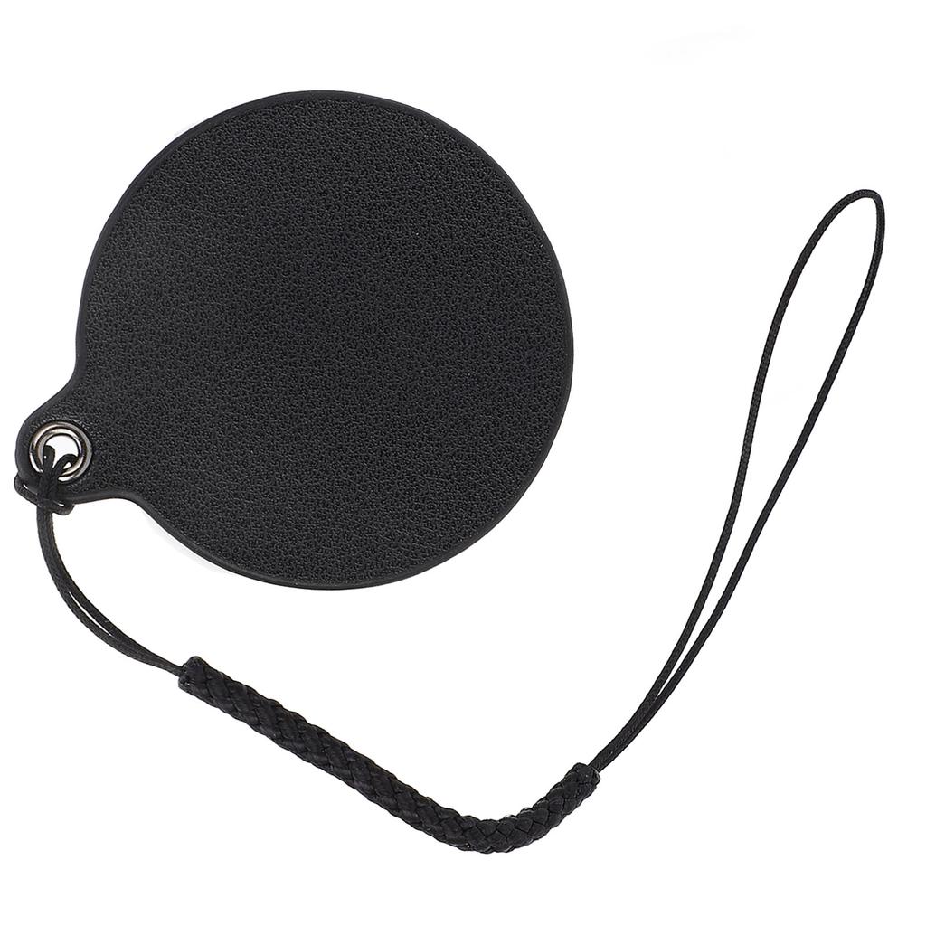 Objektivschutzkappe für EVO Print Kamera, Objektivabdeckung aus echtem Leder mit Trageseil, 4,7 cm Durchmesser