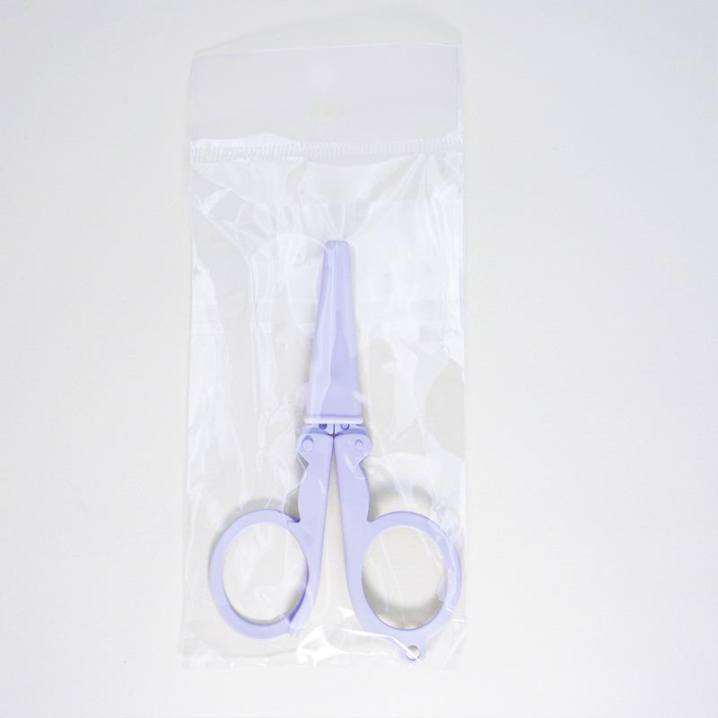 Compact Foldable Stainless Steel Scissors for Travel, Fishing, Students, and Outdoor Use