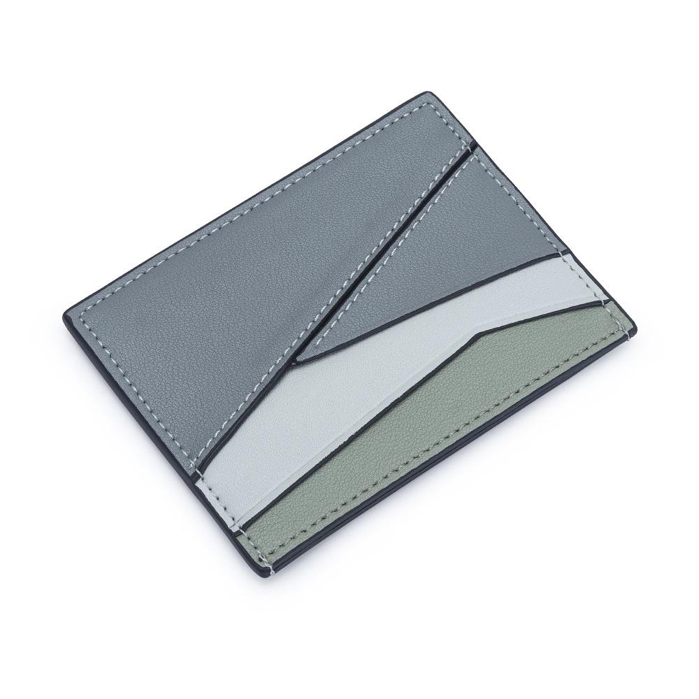 Credit Card Wallet Super Slim Card Holder Genuine Leather Wallet for Man and Women with 4 Card Slots and 1 Coin Pocket