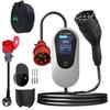 22KW 5M 32A Protable EV Charger European Standard 3Phase With 5PIN Industrial CEE Plug Adapter Cable And Hook Fast Charging