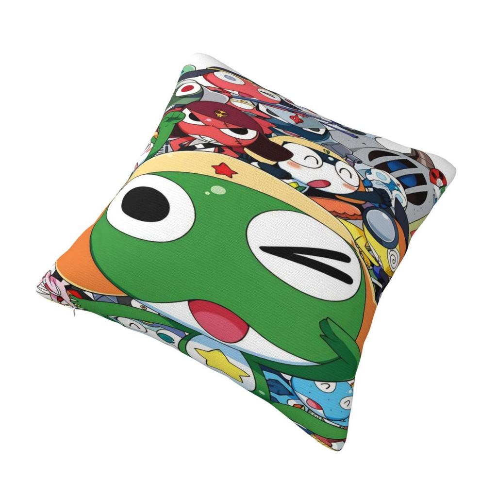 Anime Keroros Frog Pillow Cover Funny Pillow Case For Sofa Car Home Decor Cushion Cover Soft Design Pillowcases Gift