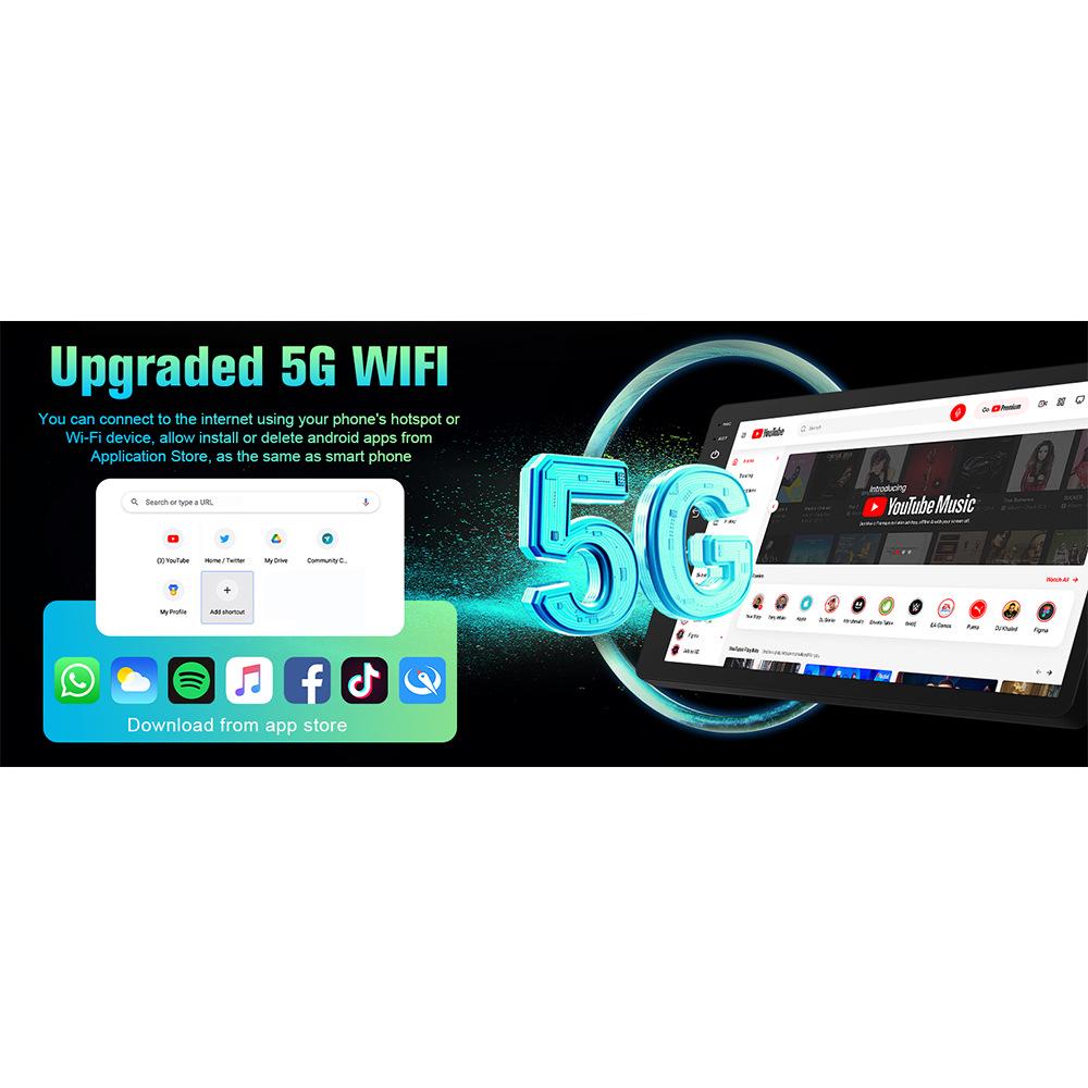 9" Drahtloses CarPlay Android Autoradio, 2+32G, Kompatibel mit Toyota Corolla 2003-2008