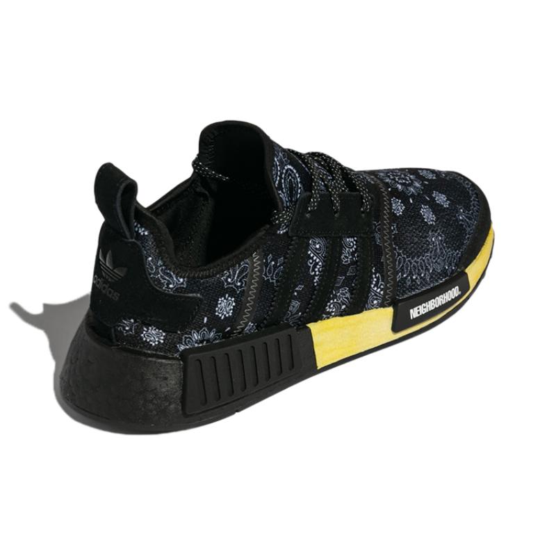 Adidas Neighborhood X Adidas NMD_R1 'Black Paisley Bandana' Sneakers GY4157