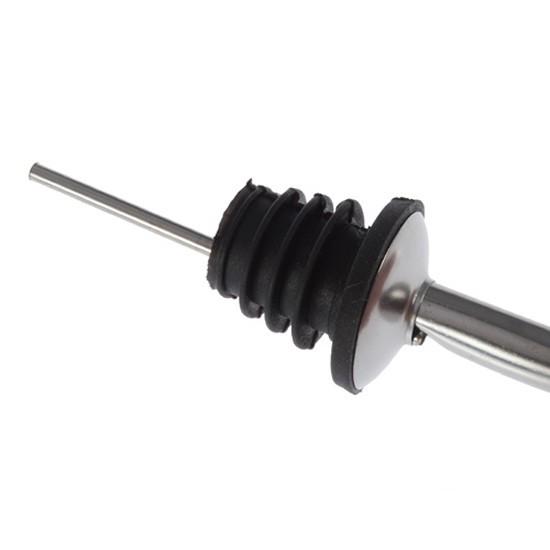 RVS likeur schenktuit, wijnfles schenktuit stop, barware olijfolie dispenser