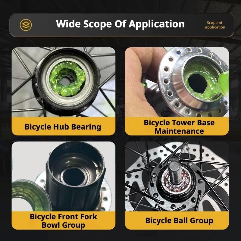 1-5PCS Bicycle grease Green applesause Bearing Grease Hub BB Lubricants Oil Lubricant Lube Lipid Elements for Shimano Sram