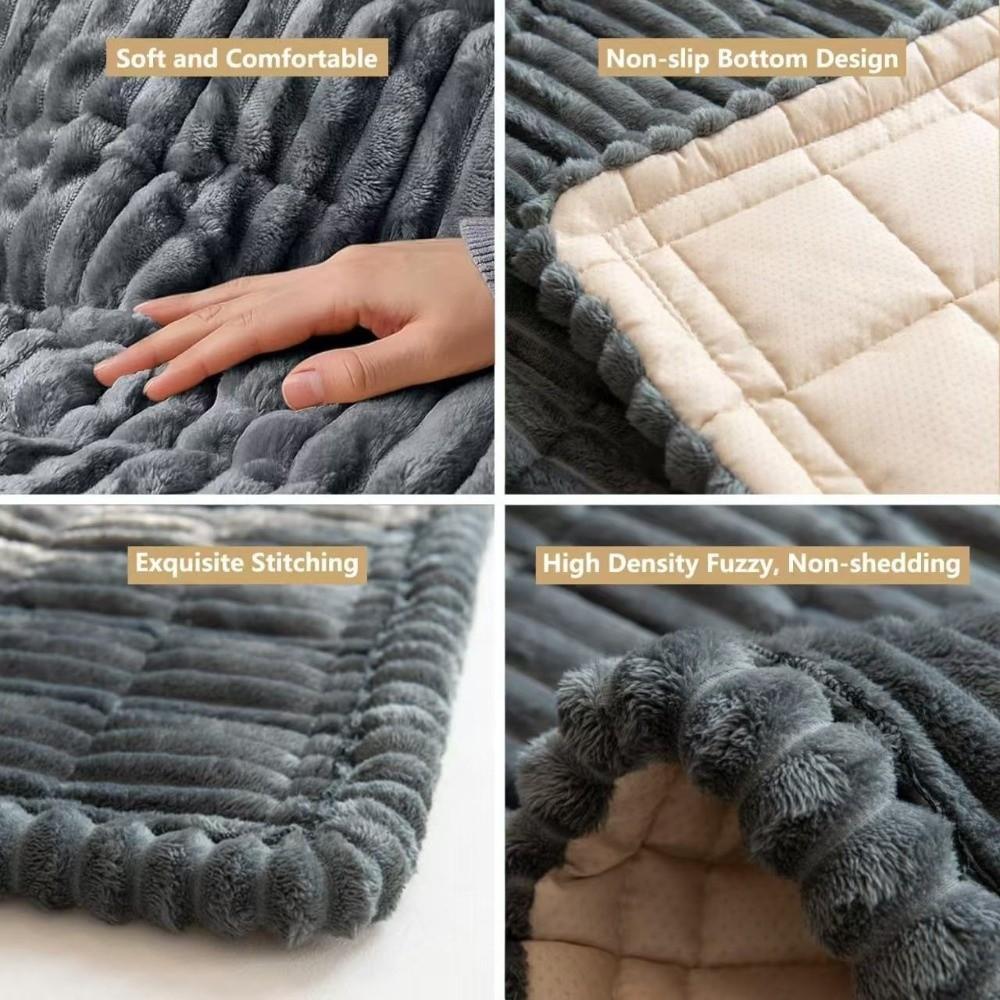 New Multi-Purpose Backseat Pet Bed Mat Washable Breathable Flannel Dog Covers Thick Dog Car Seat Cover