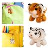 Cartoon Cute Animal Keychain Small Stuffed for Goody Bag Filler Kids Party Favors ,
