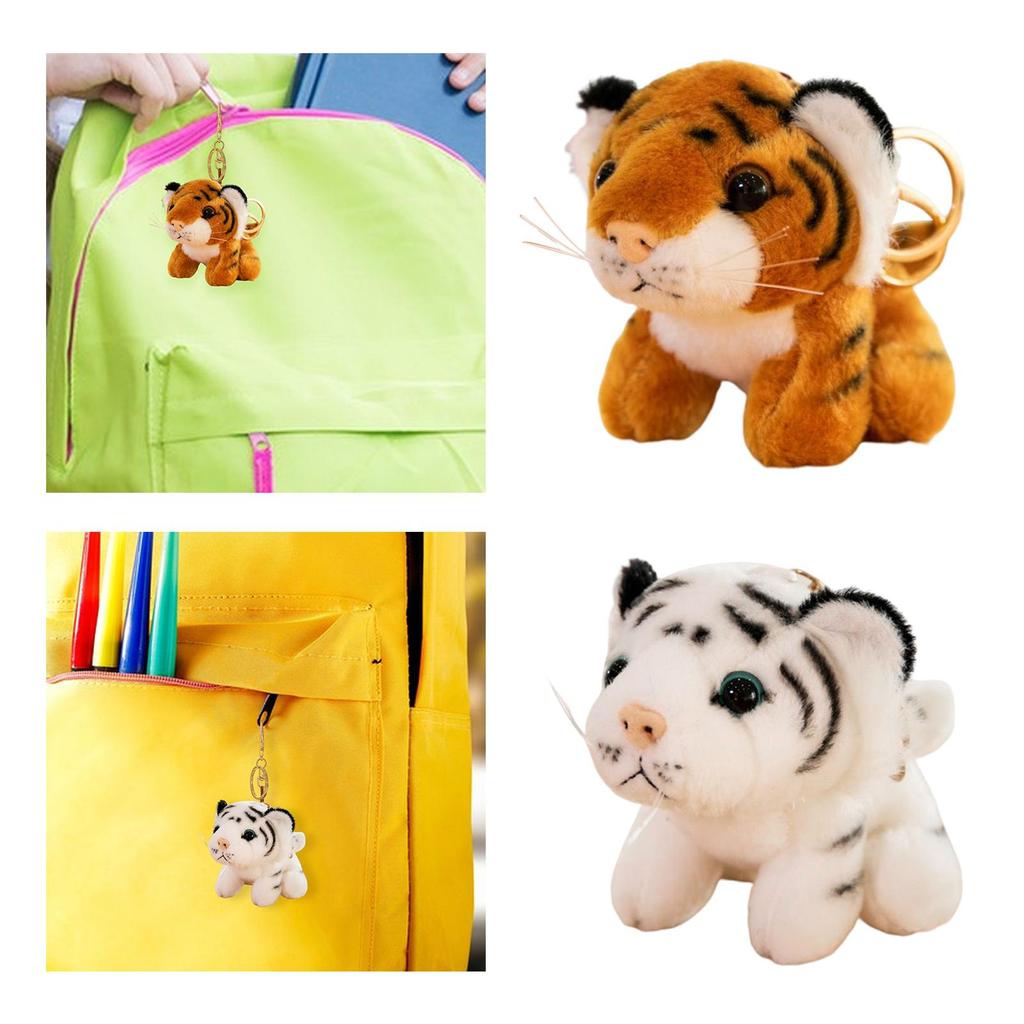 Cartoon Cute Animal Keychain Small Stuffed for Goody Bag Filler Kids Party Favors ,