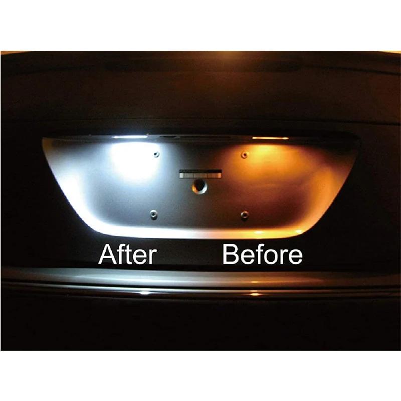 LED License Plate Light 7000K Car Rear Number Plate Light for BMW 3 5 Series E39 E60 E61 E82 E88 E90 E91 E92 F30 F31 F32 F34