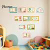 Peel And Stick Educational Decals Number Hopscotch Floor Stickers, English & Numbers Kids Learning for Game Mat, Colorful Removable Self-Adhesive