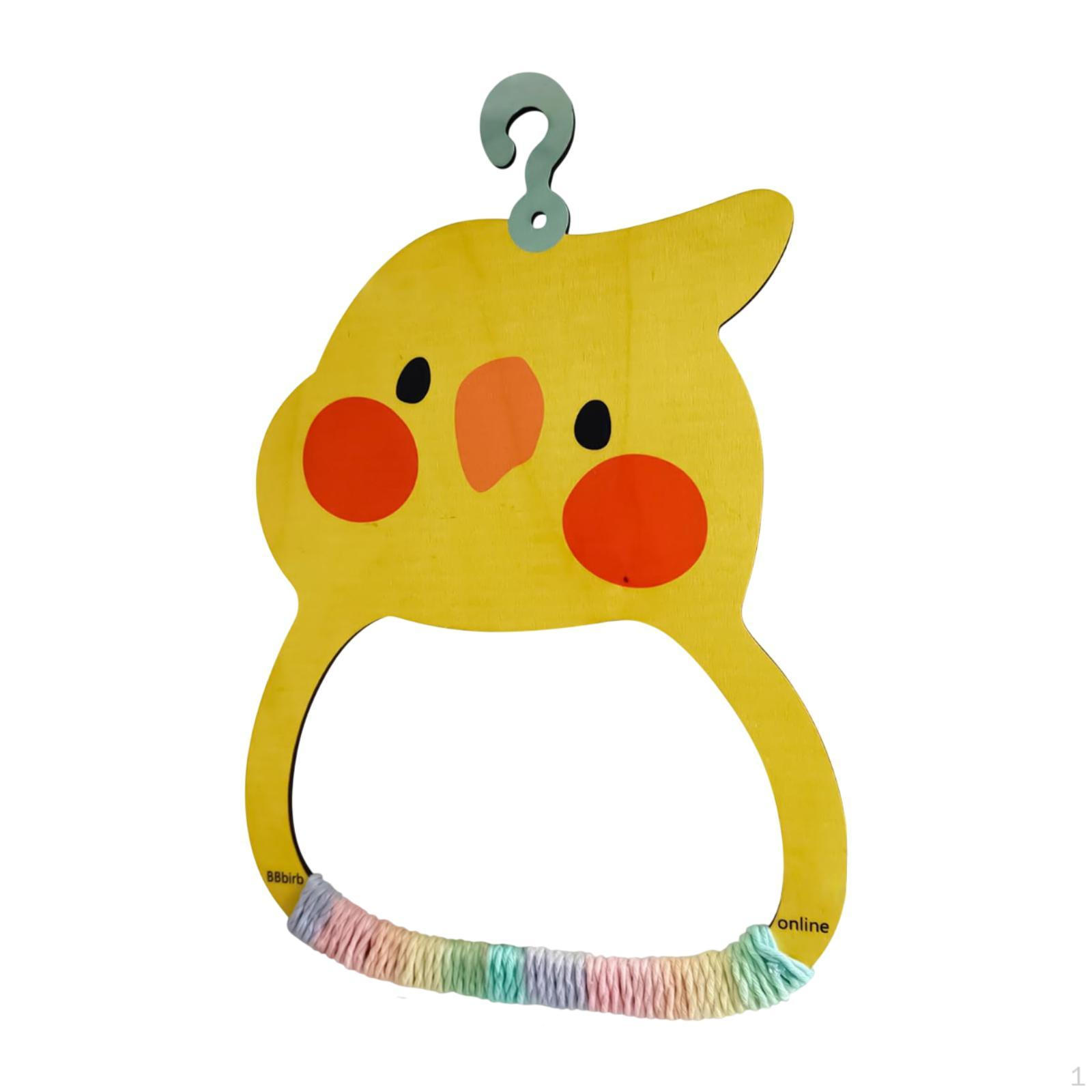 

Bird Parrot Swing Toy Perch Stand Decorative Exercise Training Cage Hanging Chewing Color Rope