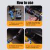Car Jack Adapter Rust-Resistant Jack Drill Adapter High-Strength Rust-Proof Effort-Saving Tool For Travel Vehicle RV Camping
